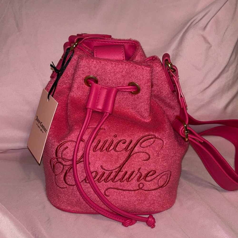 Juicy Couture Pink Flash Juicy Beach Couture Crossbody NWT